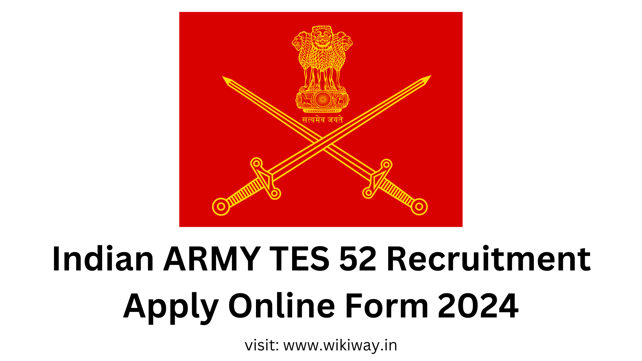 Indian ARMY TES 52 Recruitment Apply Online Form 2024